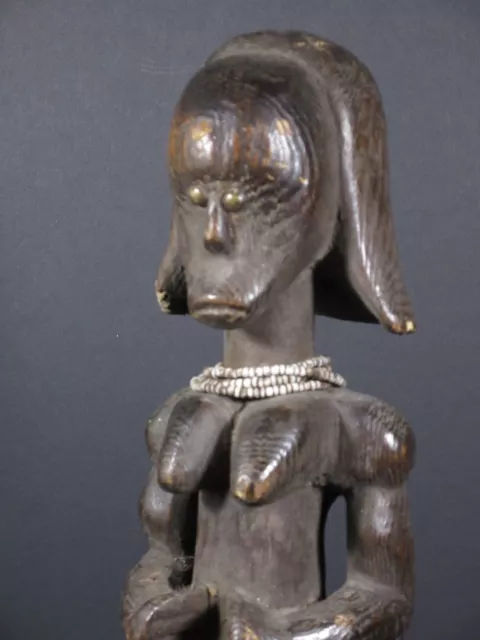 African BYERI Female Ancestor Statue - FANG Tribe - Gabon TRIBAL ART CRAFTS