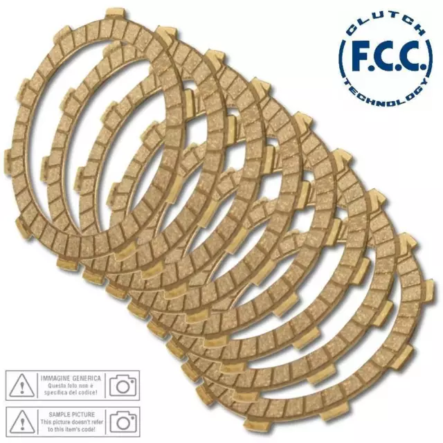 Set Disques Embrayage Garnis FCC Pour Husqvarna 250 Wr 98/13