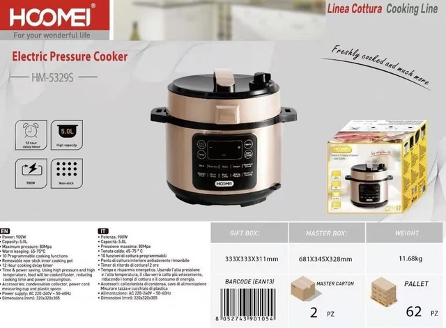Autocuiseur Basse Pression Inox 3,5 L - Compatible Induction Et Gaz - Cuisson Rapide Et Saine