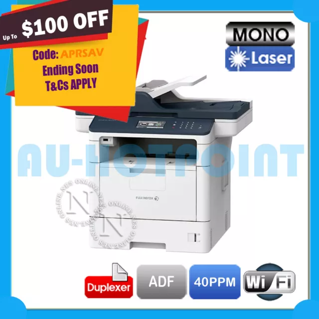 Fuji Xerox DocuPrint M375z 4-in-1 Wifi Mono Laser Printer+Duplex 40PPM *EX-DEMO*