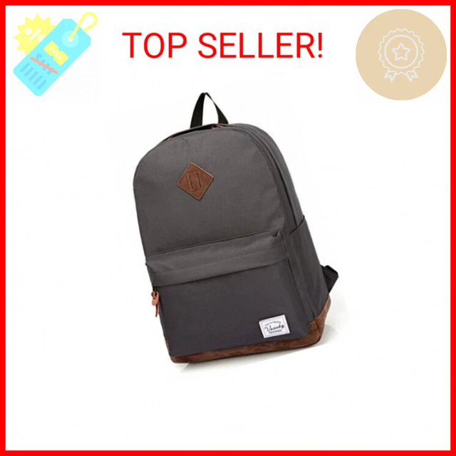 Backpack for Men Women,VASCHY Classic Water-resistant Lightweight Travel School