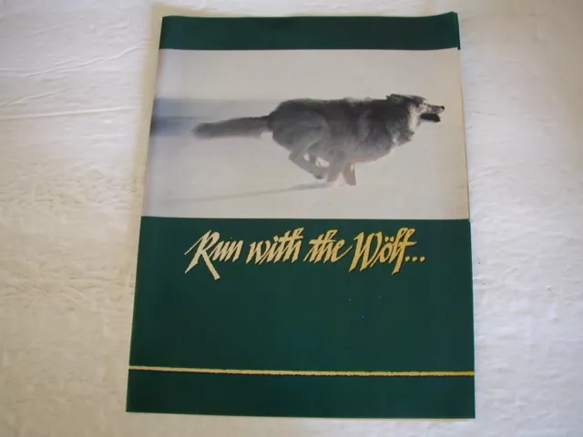 1985 Nordik Wolf Light Beer, Johnnie Walker Red,Espn 4Pg Vintage Print Ad L037