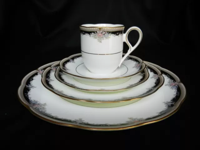 NORITAKE PALAIS ROYAL bone china 5 Pc place setting-NO UTENSIL MARKS NORITAKE PALAIS ROYAL bone china 5 Pc place setting-NO UTENSIL MARKS