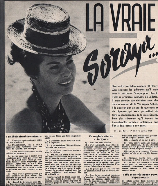 Coupure de presse Catherine ROUVEL french clipping 1967