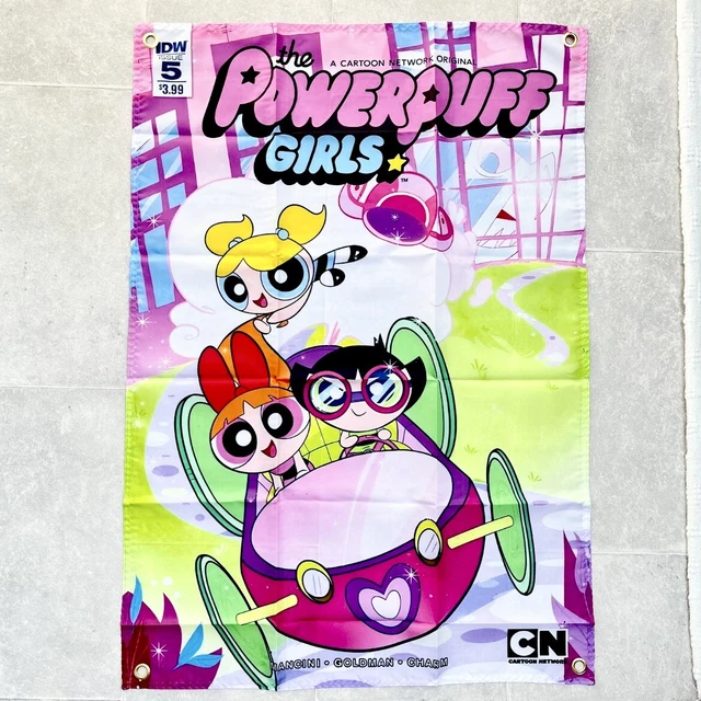 CARTOON NETWORK POWERPUFF Girls Poster Rare Comic Vintage Rare Y2K ...