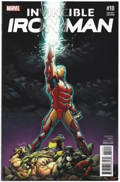 Invincible Iron Man #10 Tom Raney Variant Marvel 2015 Bendis Deodato VF/NM