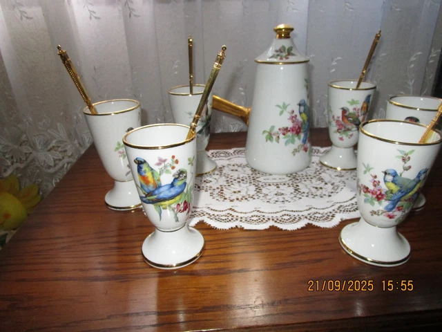 Lot de 6 Mazagran plus cuillère à café - Arts de la table