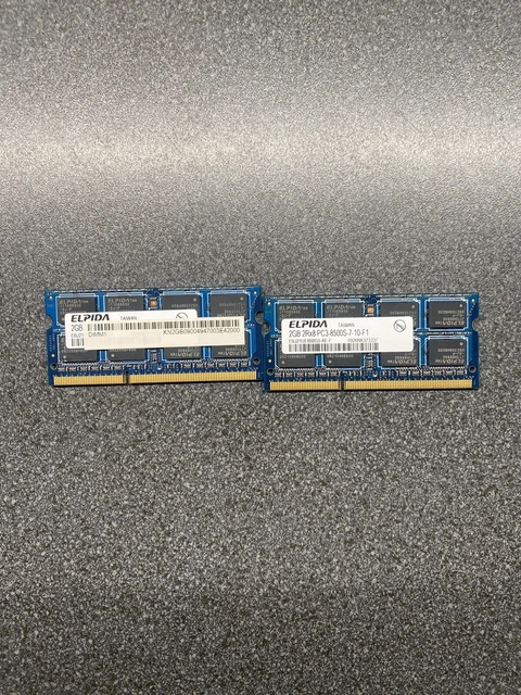 4GB LAPTOP RAM Elpida PC3-8500S DDR3 EBJ21UE8BDS0-AE-F Arbeitsspeicher ...
