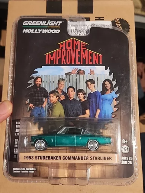 Greenlight Hollywood Home Improvement 1953 Studebaker Commander Starliner Chase