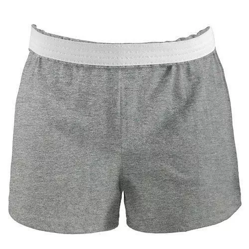 LOT 11x Augusta Elastic Band Cotton Cheer Short Shorts Athletic Adult Gray L