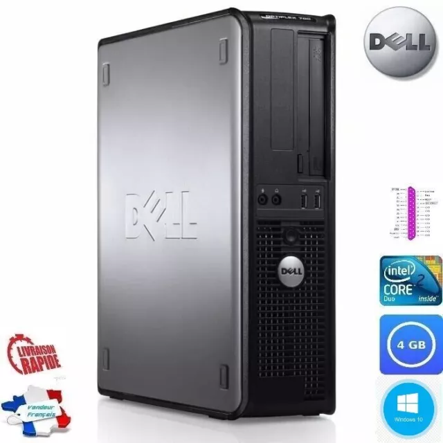 Dell Optiflex 380 /Intel Dual Core 3Ghz/4Gb Ddr3/250Gb Hdd/Windows 10 Pro