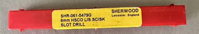Sherwood SHR-061-5479G 6mm HSCO Long Series Slot Drill