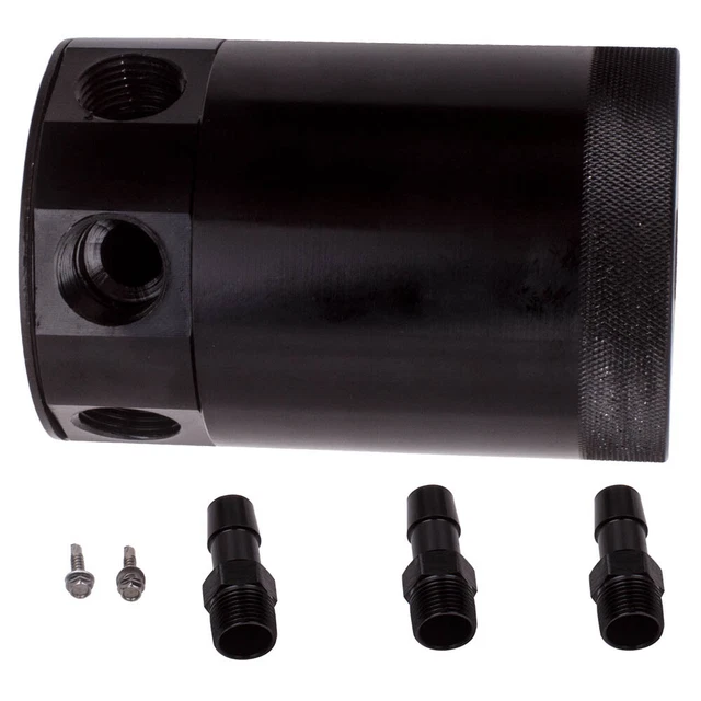 Oil Reservoir Catch Can Tank 3-port For Peugeot Renault Air-oil Separator