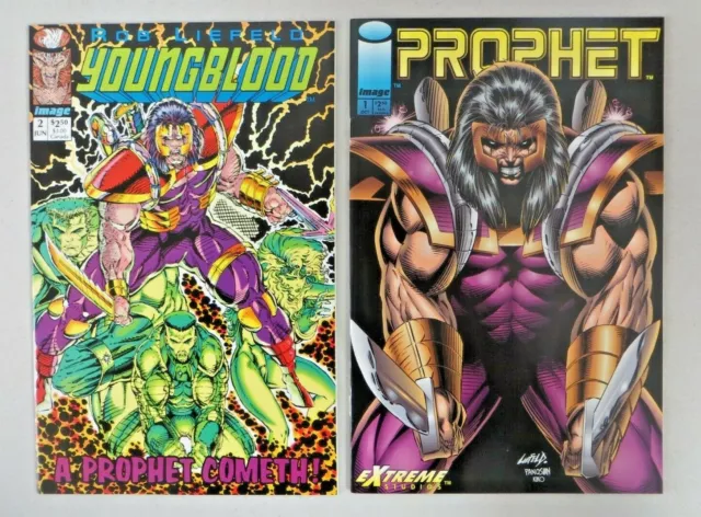 Youngblood #2 & Prophet #1 VF/NM 1st App & 1st Solo Liefeld Image Key Netflix