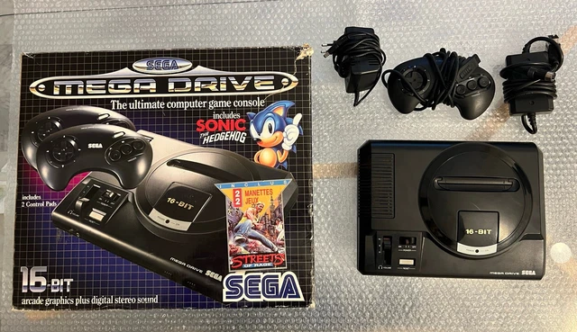 Console SEGA Megadrive 1 Officielle – Avec Câbles Et Manette, Fonctionne Parfaitement !