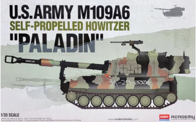 1/35 U.S. ARMY M109A6 SELF-PROPELLED HOWITZER "PALADIN" Model Kit ...