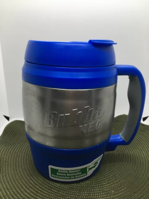 Bubba KEG 52 Stainless Steel Insulated Cooler Travel Mug W/ Bottle Opener. 52oz.