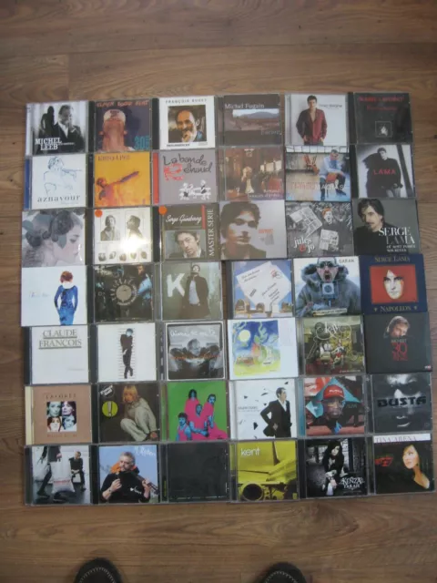 CD - lot 42 CD Chanson Française Pop en Bon état