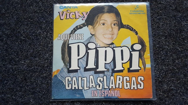 7&amp; SINGLE VINYL Vicky - Pippi Langstrumpf/ Pippi Calzaslargas SUNG IN ...