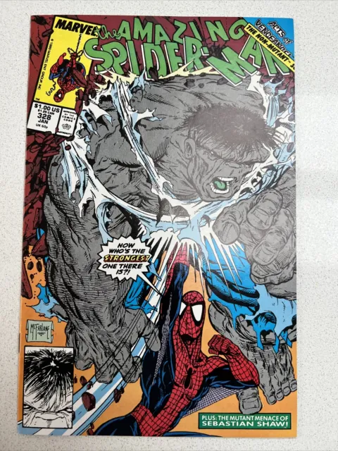 AMAZING SPIDERMAN #328 ( 1990 ) VFN. McFARLANE COVER
