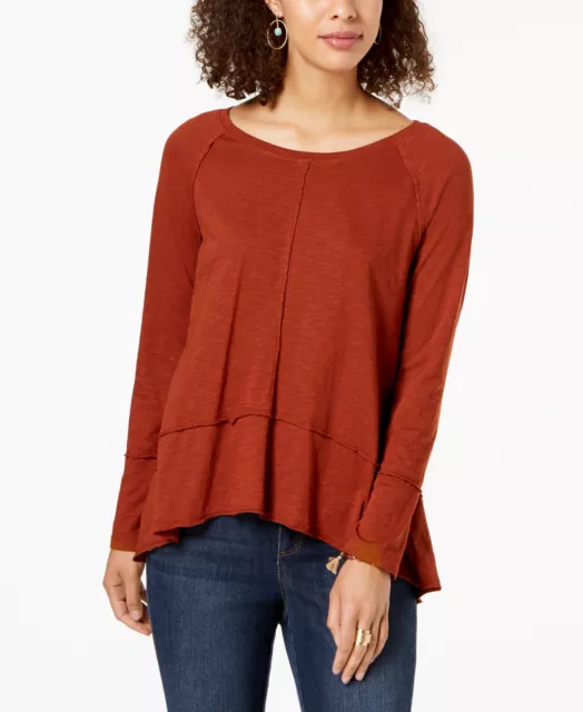 Style & Co Cotton High-Low Top 2