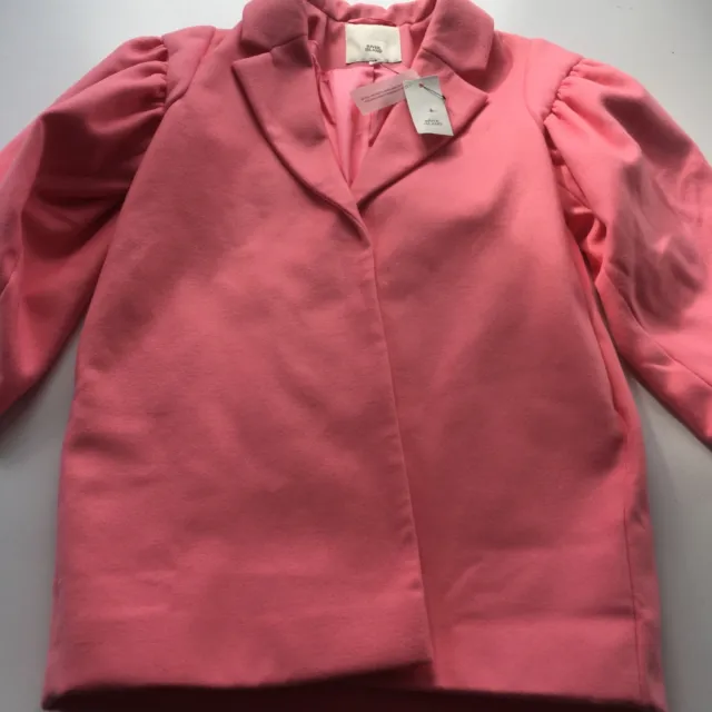 RIVER ISLAND COAT Girls Pink Pea Style formal NEW BNWT 8 years £45 rrp