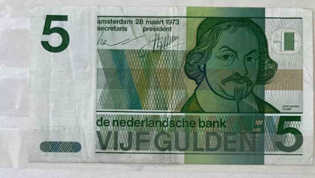 Holland 5 alte Gulden 1973