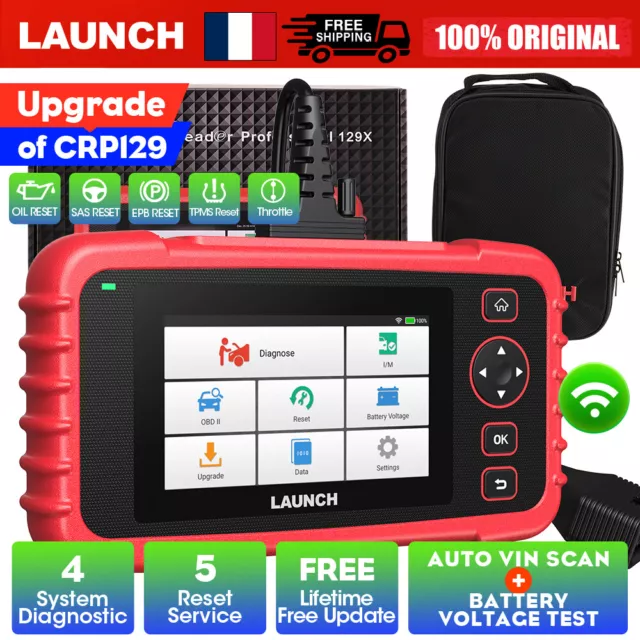 2024 LAUNCH CRP129X PRO Outil de Diagnostics OBD2 Scanners Appareil 5 Service FR