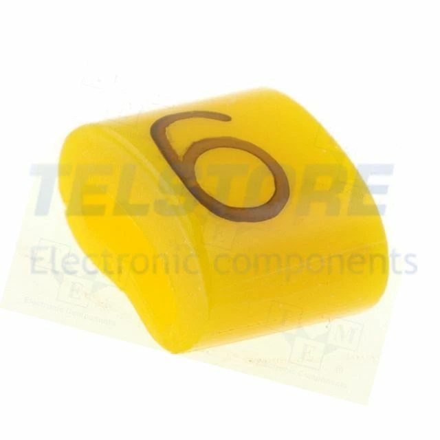 1Confezione  Segna cavi per cavi e fili 1,1÷2,5mm H 3mm A 6mm L 5mm  .
