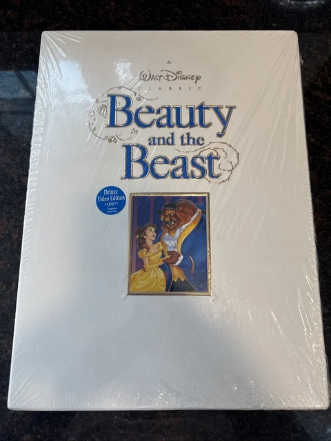 NEW WALT DISNEY BEAUTY AND THE BEAST Deluxe Collectors Edition VHS ...