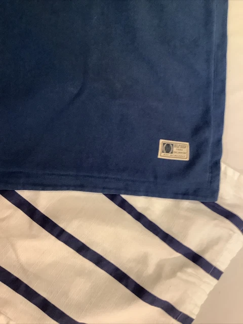 2 Tommy Hilfiger Standard Sham + 22x23” Pillow Cover Blue Stripes