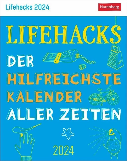 CALENDRIER QUOTIDIEN LIFEHACKS 2024. Conseils utiles pour le quotidien