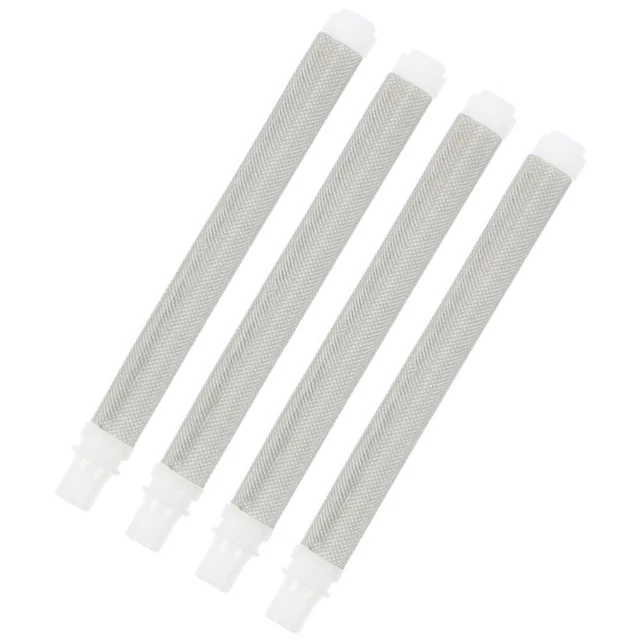 4 piezas filtro pulverizador acero inoxidable 10,1X0,9X0,7 cm