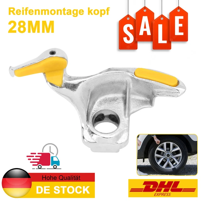 Aqxreight Nylon Reifenmontagekopf 28mm - Demontagekopf Für Reifenmontiermaschine Schwarz