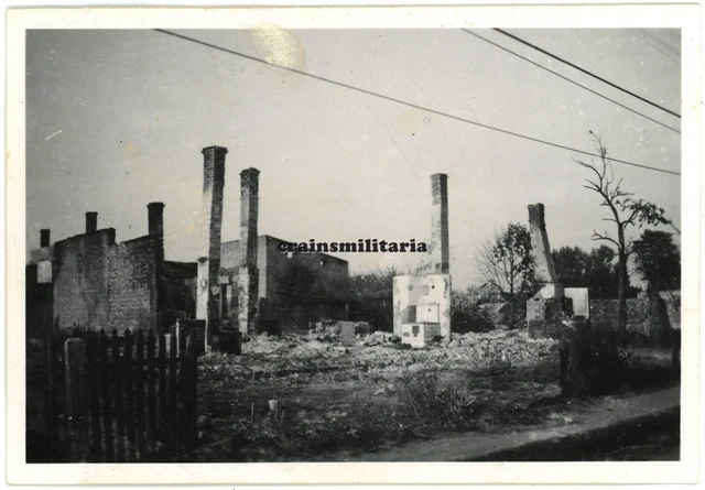 Orig. Foto zerstörtes KIELCE - HERBY Polen 1939