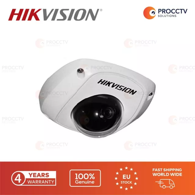 Telecamera mini dome Hikvision DS-2CD2520F F2.8, 2MP, slot micro SD, Poe,...