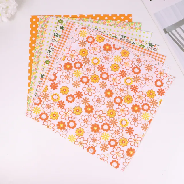 14Pcs Flower Pattern Cloth Material for DIY Floral Cloth Patches for Handcraft