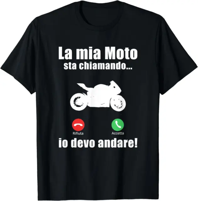 Motociclo Moto Da Corsa I La Mia Moto Sta Chiamando Maglietta