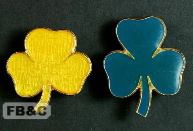 c1970s Girl Guides Anniversary Badges - Blue & Yellow
