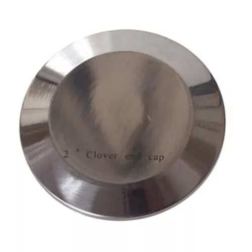 2 in Tri-Clamp End Cap - Stainless Steel Tri Clover Clamp Keg Cover