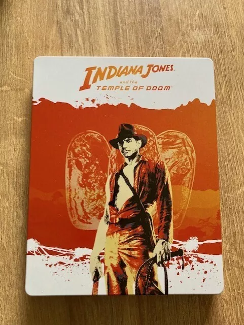 Indiana Jones and The Temple of Doom 4k Ultra + Blu Ray Steelbook small mark