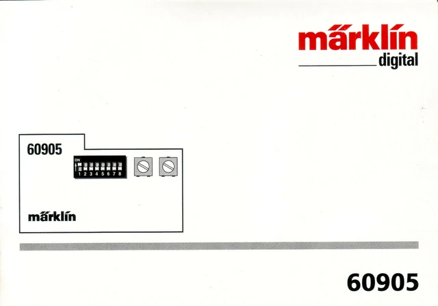 Décodeur k 84. - MÄRKLIN 6084 [ANCIEN PACKAGING] - Paris Modélisme