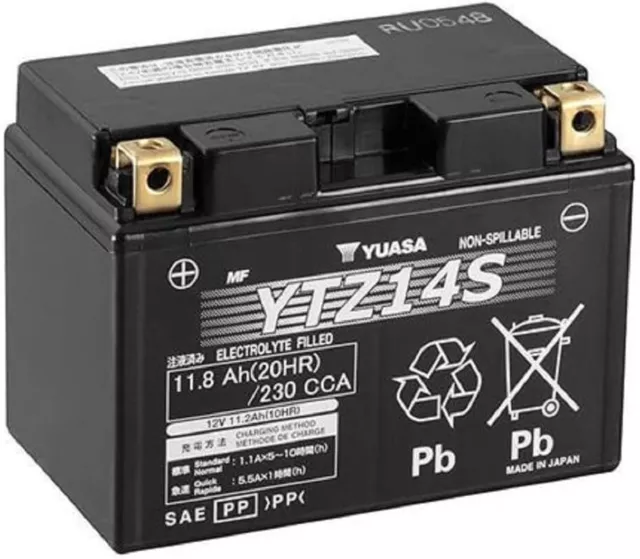 Batteria moto Yuasa YTZ14S per KTM Duke, RXC LC4 950 2003-