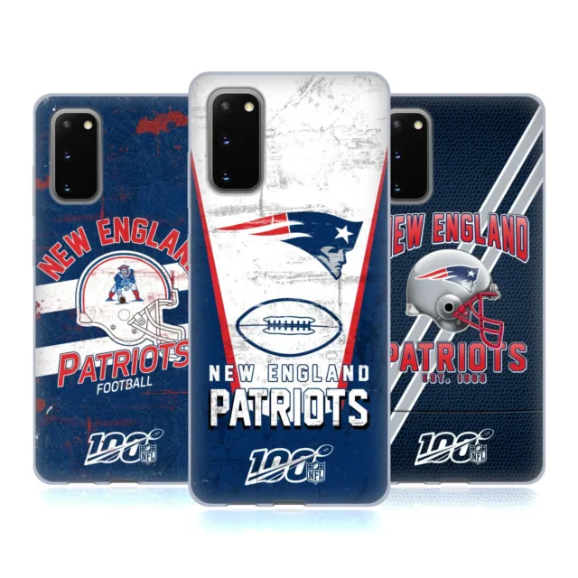 Custodia Ufficiale Nfl New England Patriots Logo Art Gel Morbido Per Telefoni Samsung 1