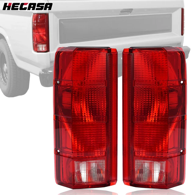 Plug-and-Play Tail Lights For 1980-1986 Ford F-150 & F-250 – Replace E4TZ-13404-B, Both Sides