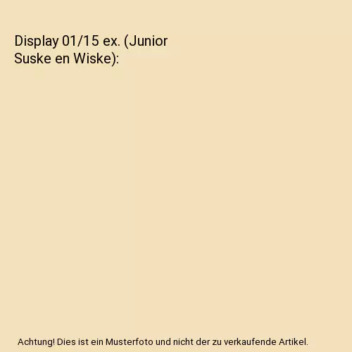 Display 01/15 ex. (Junior Suske en Wiske), Vandersteen, Willy