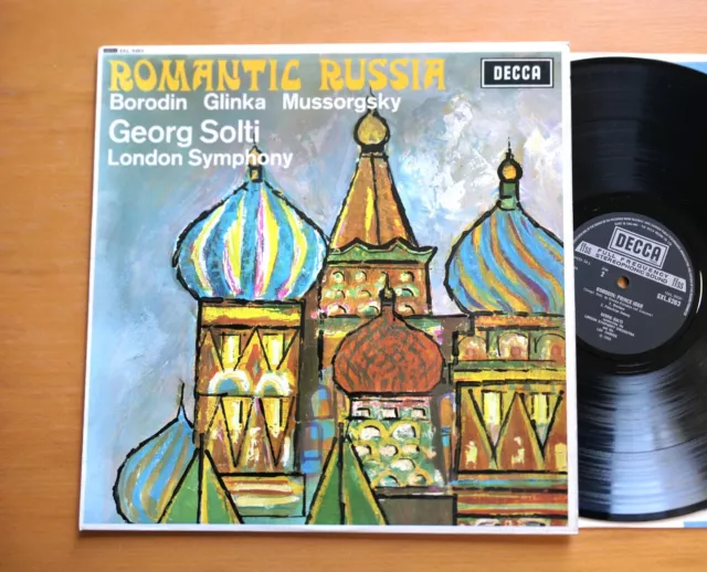 SXL 6263 Romantic Russia Georg Solti Borodin Glinka Mussorgsky Decca NEAR MINT