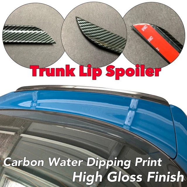 Gloss Carbon Fiber Print Trunk Boot Lip Spoiler Fits 05-10 COBALT SS JDM