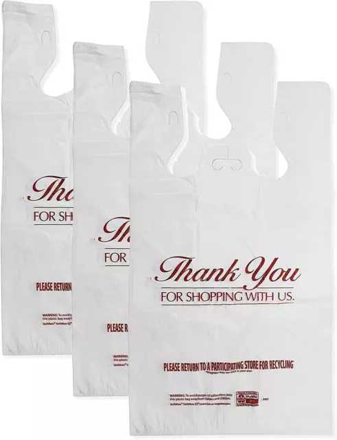 Thank You for Shopping with Us ″ T-Shirt Bags - 21″ X 12″ -F/Retail Store
