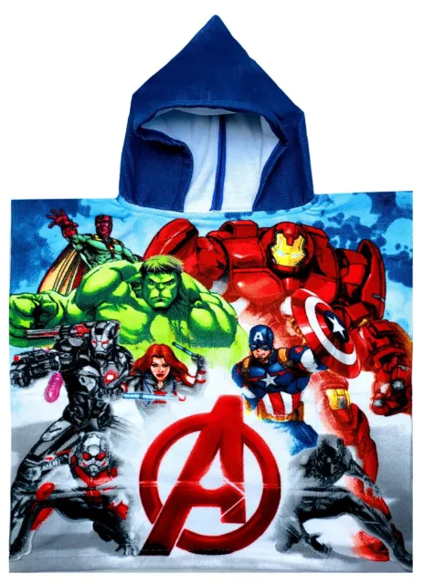 Official Avenger Poncho Towel,Bath Hooded Towel,Swimming Towel Pool,Beach Towel 2